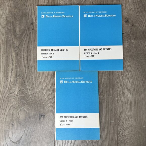 De Vry Technical Institute Lesson Booklets Bell & Howell Lot Of 17 - 1960's EUC - Picture 6 of 13